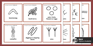 Free Aboriginal Symbols Flashcards