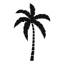 Palm Tree Icon Simple Ilration Of