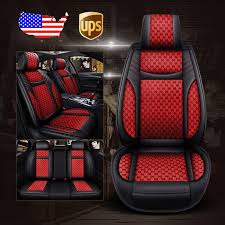 Us Auto Car Leather Flax Seat Covers