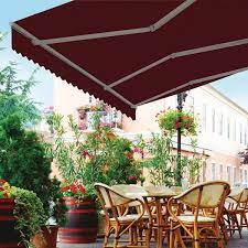 Advaning Ma0807 A108h Classic Series Retractable Awning 08x07 Manual Retractable Burgundy