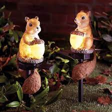 Solar Squirrel Stakes Set Of 2