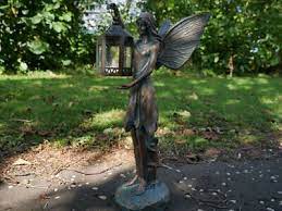 Ornamental Fairy Statue With Led Tea