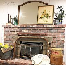 Easy Whitewash Fireplace Diy Project