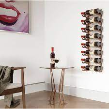 16 Bottle Wall Mounted Wine Rack
