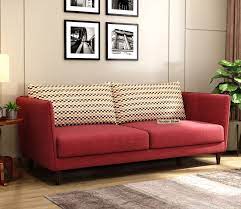 Fabric Sofa Cotton Umber Brown
