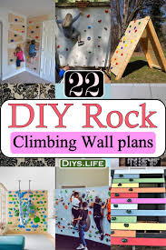 24 Diy Rock Climbing Wall Plans For