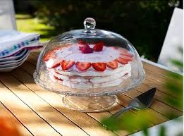 Arv BrÖllop Cake Stand With Lid Clear