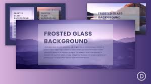 Frosted Glass Background Design In Divi