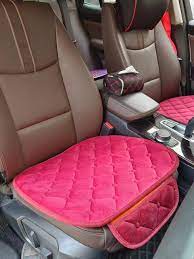 Red Front Car Seat Cover 1pc Shein