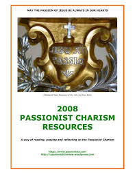 2008 Passionist Charism Resources