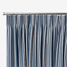 Twill Stripe Linen Denim Curtains