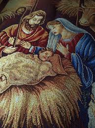Tapestry Wall Hanging Large Nativity