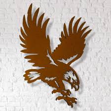 Eagle Metal Wall Art H87cm X W58cm