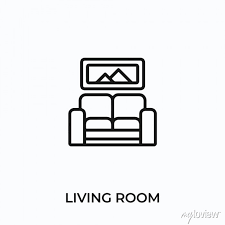 Living Room Icon Vector Living Room