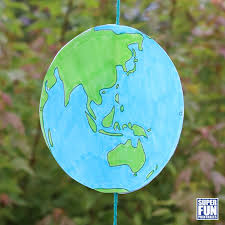 Spinning Paper Earth Craft The Craft