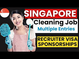 Singapore Cleaning Job With Free Visa