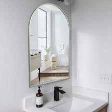 Silver Wall Bathroom Vanity Mirror
