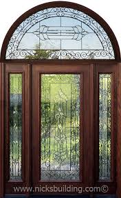 Exterior Doors With Half Round Transoms