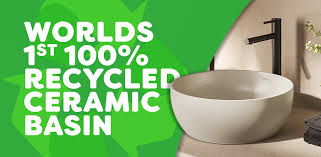 World S First Recycled Ceramic Basin