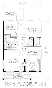 Craftsman Style House Plan 2 Beds 2