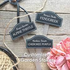Custom Garden Stakes Flower Labels