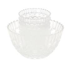 7pcs Glass Bowl Set Bubble Design