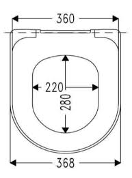Move G3 Toilet Seat And Cover D Shape