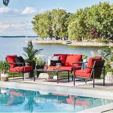 Bellemore Black Patio Conversation Set