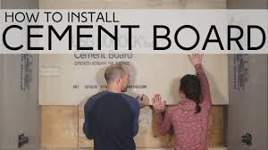 Install Cement Board