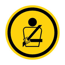 Ppe Icon Wearing A Seat Belt Symbol