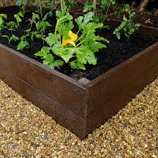 Recycled Plastic Raised Beds Made With
