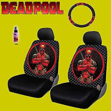 Marvel Comic Deadpool Car Seat Covers