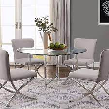 Leg Base Metal Dining Table