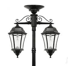 Garden Iron Street Light Pole In