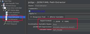 json yaml plugin using yaml in jmeter
