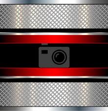 Background Metallic Red With Metal Grid