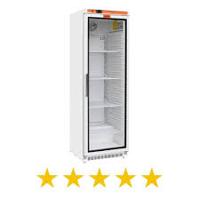 Host Upright Display Fridge White 400l