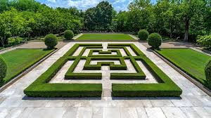 Elegant Formal Parterre Garden With