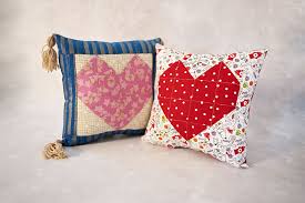 Sew A Quilted Heart Pillow A Fun