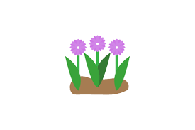 Spring Flower Garden Icon Graphic By