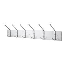 Safco Wall Rack 6 Hook Wall Coat Rack