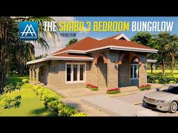 The Shaba 3 Bedroom Bungalow House Plan