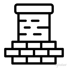 House Chimney Icon Outline House
