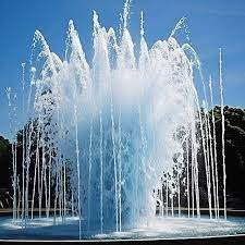 Water Fountain In Public Park