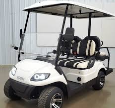 Icon 4 Seater Golf Cart Black And White