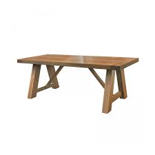 Grey Oiled Oak Dining Table
