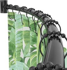 Adjustable Arched Curved Shower Curtain