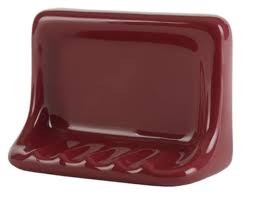 H46fb Flatback Ceramic Soap Dish For