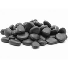 Black Grade A Polished Pebbles