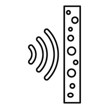 Foam Soundproof Wall Icon Outline